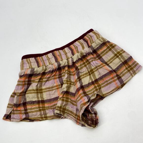 Free people plaid lounge pajama shorts - Picture 4 of 4
